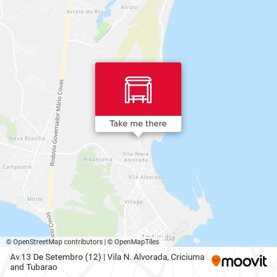 Mapa Av.13 De Setembro (12) | Vila N. Alvorada