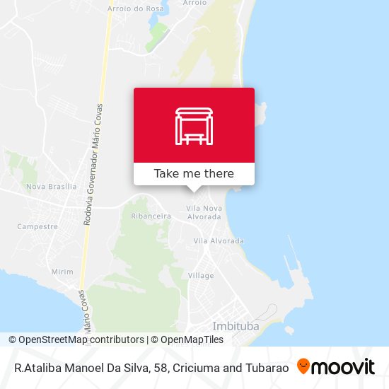 R.Ataliba Manoel Da Silva, 58 map