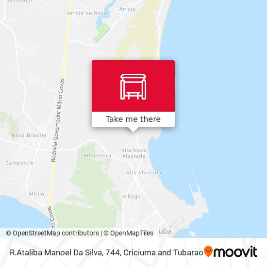 R.Ataliba Manoel Da Silva, 744 map
