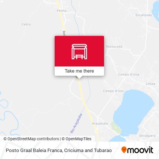 Posto Graal Baleia Franca map