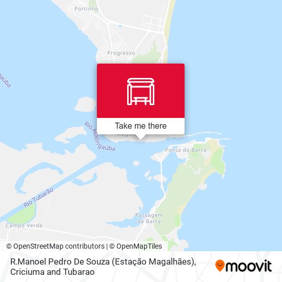 Mapa R.Manoel Pedro De Souza (Estação Magalhães)