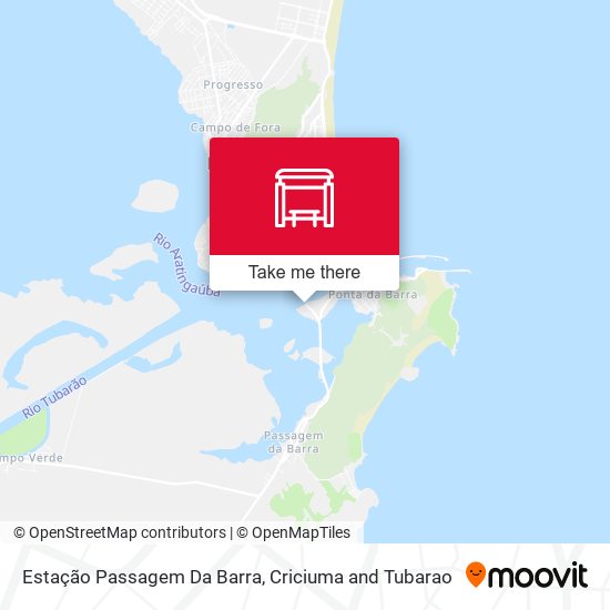 Estação Passagem Da Barra map