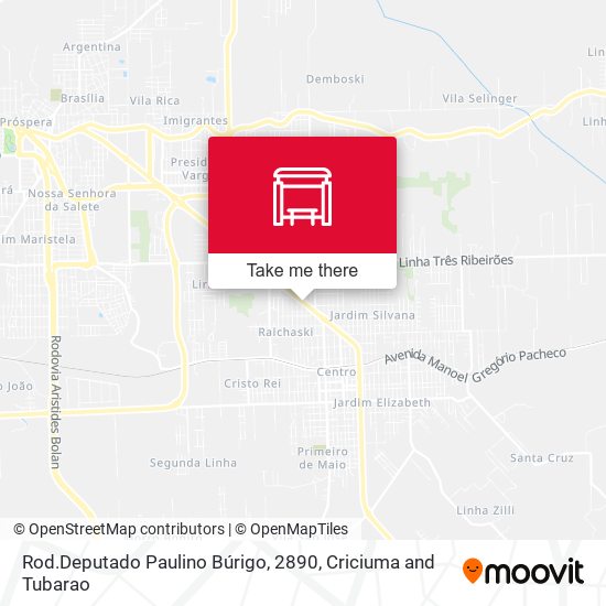 Rod.Deputado Paulino Búrigo, 2890 map