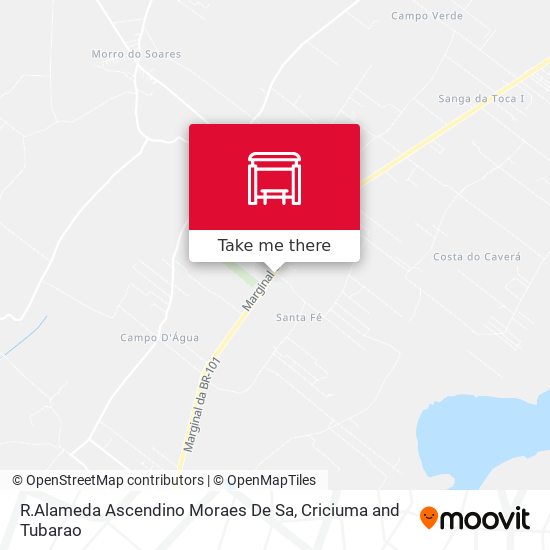 R.Alameda Ascendino Moraes De Sa map