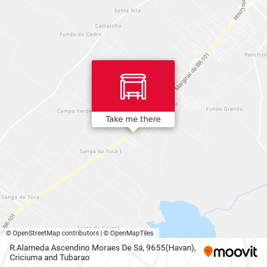 R.Alameda Ascendino Moraes De Sá, 9655(Havan) map