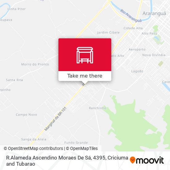 R.Alameda Ascendino Moraes De Sá, 4395 map