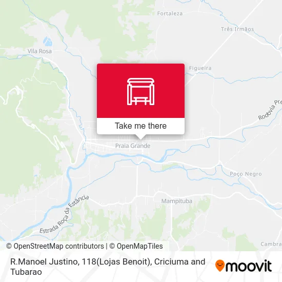 R.Manoel Justino, 118(Lojas Benoit) map