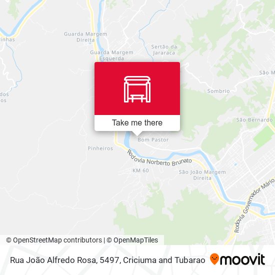 Rua João Alfredo Rosa, 5497 map