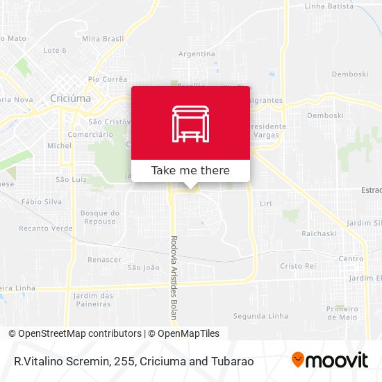 R.Vitalino Scremin, 255 map
