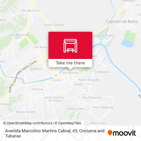 Mapa Avenida Marcolino Martins Cabral, 45