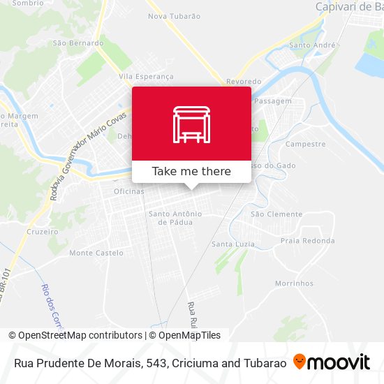 Rua Prudente De Morais, 543 map