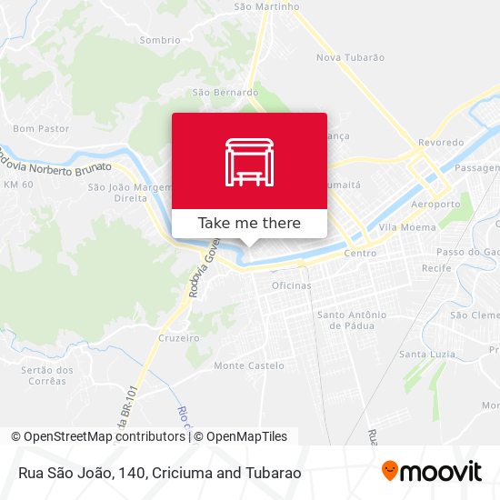 Rua São João, 140 map