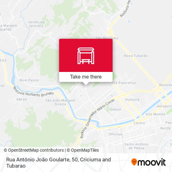 Rua Antônio João Goularte, 50 map