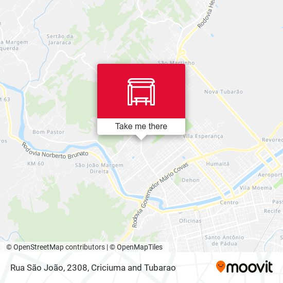 Rua São João, 2308 map