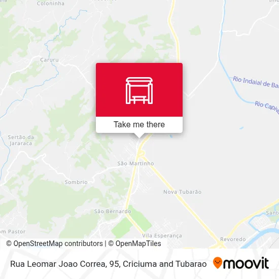 Rua Leomar Joao Correa, 95 map