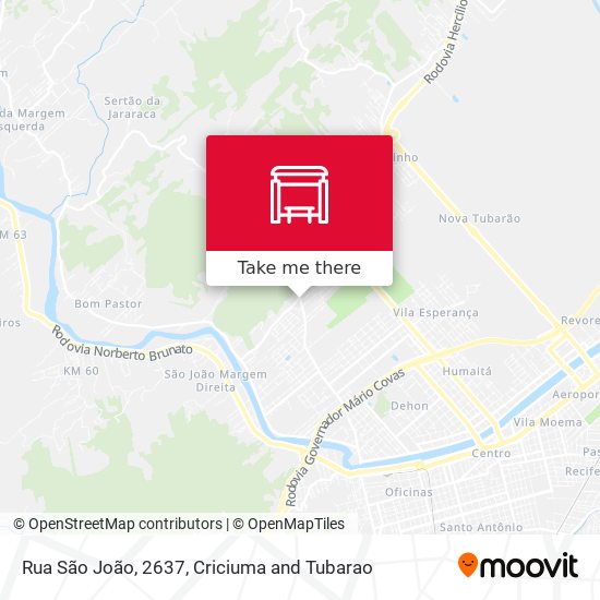 Rua São João, 2637 map
