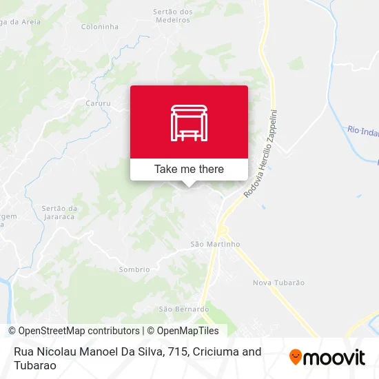 Rua Nicolau Manoel Da Silva, 715 map