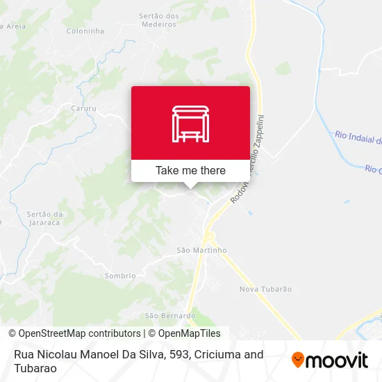 Rua Nicolau Manoel Da Silva, 593 map