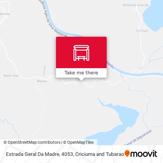 Estrada Geral Da Madre, 4053 map