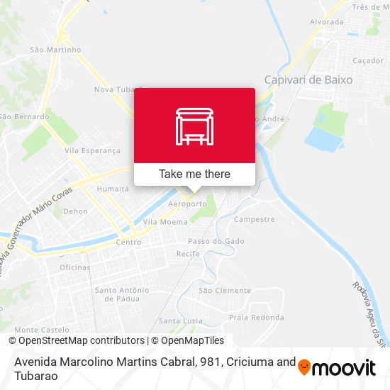 Avenida Marcolino Martins Cabral, 981 map