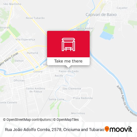 Rua João Adolfo Corrêa, 2578 map