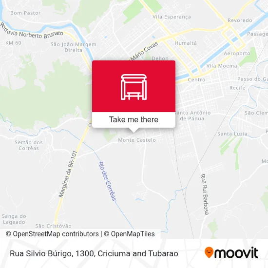 Rua Silvio Búrigo, 1300 map