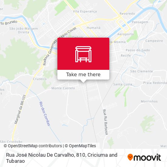 Rua José Nicolau De Carvalho, 810 map