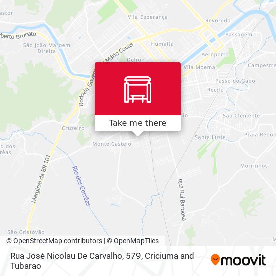 Rua José Nicolau De Carvalho, 579 map
