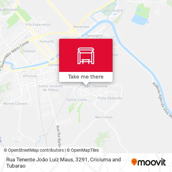 Rua Tenente João Luíz Maus, 3291 map