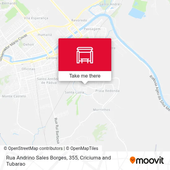 Rua Andrino Sales Borges, 355 map
