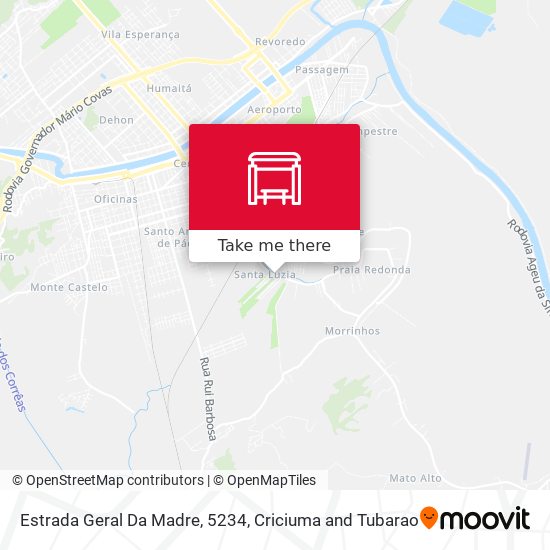 Estrada Geral Da Madre, 5234 map