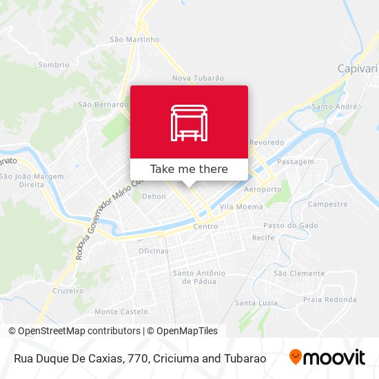 Rua Duque De Caxias, 770 map