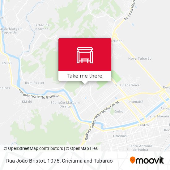 Rua João Bristot, 1075 map