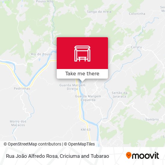 Rua João Alfredo Rosa map