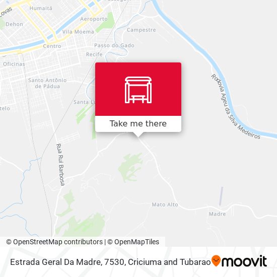 Estrada Geral Da Madre, 7530 map