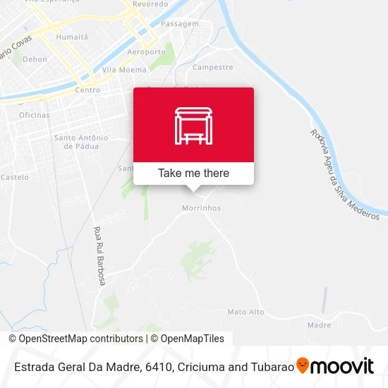 Estrada Geral Da Madre, 6410 map