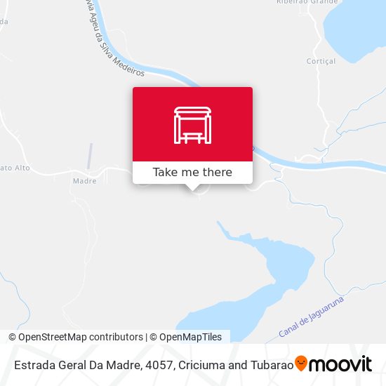 Estrada Geral Da Madre, 4057 map