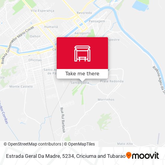 Estrada Geral Da Madre, 5234 map