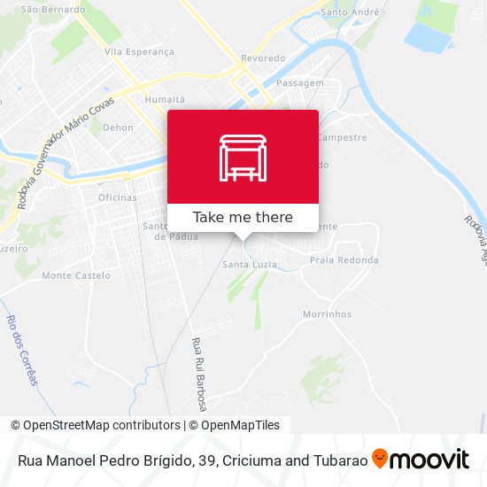 Rua Manoel Pedro Brígido, 39 map