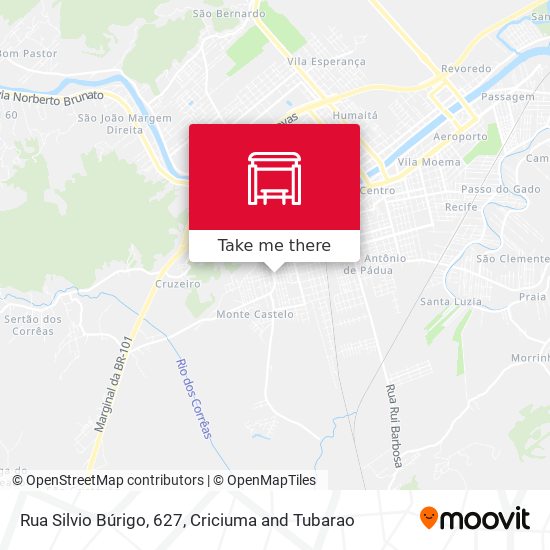 Rua Silvio Búrigo, 627 map