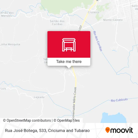 Rua José Botega, 533 map