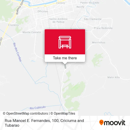 Rua Manoel E. Fernandes, 100 map