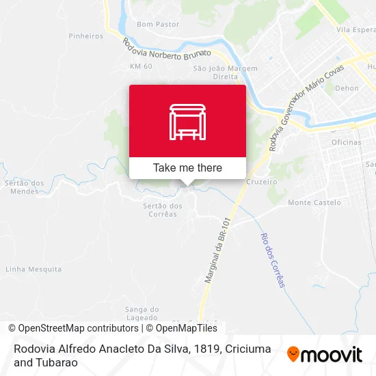 Rodovia Alfredo Anacleto Da Silva, 1819 map