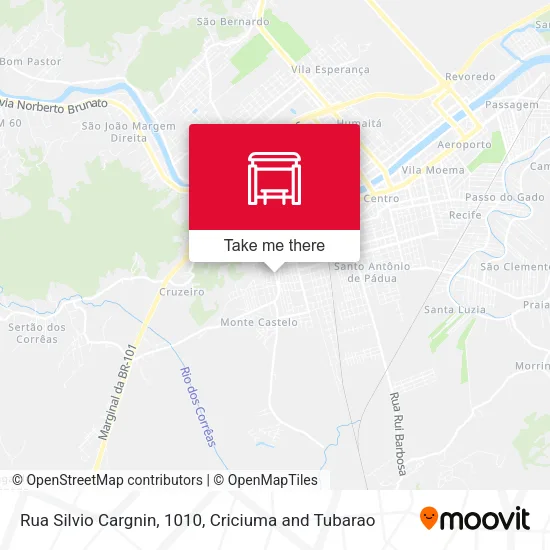 Rua Silvio Cargnin, 1010 map
