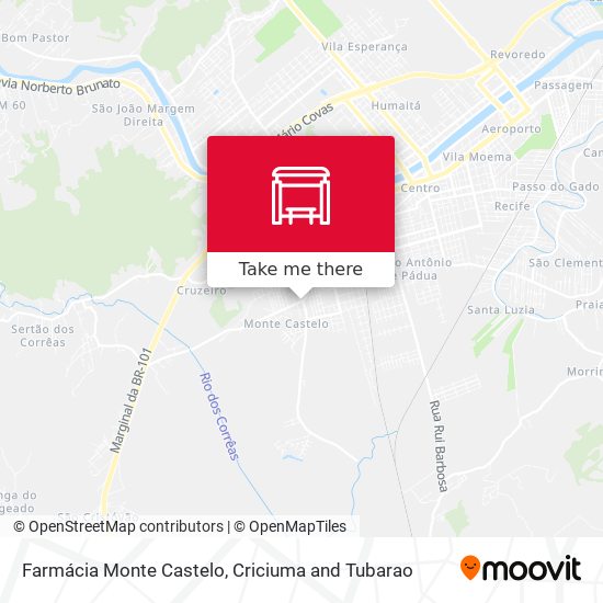 Farmácia Monte Castelo map