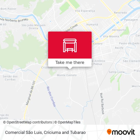 Comercial São Luis map