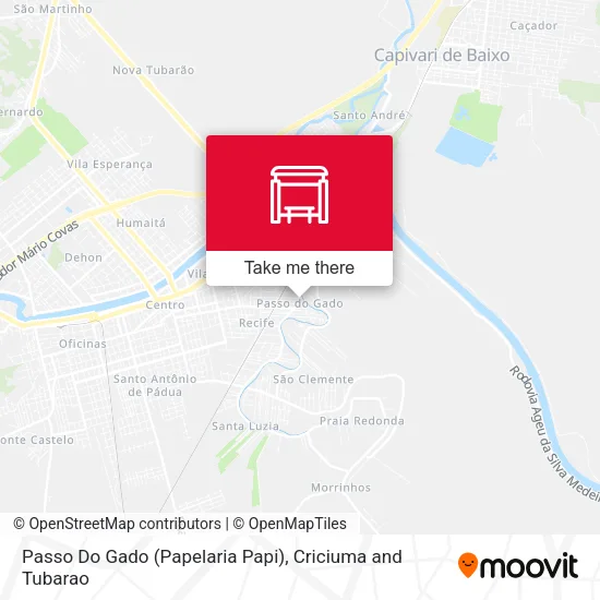 Passo Do Gado (Papelaria Papi) map