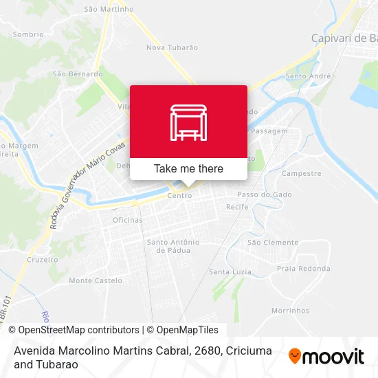 Avenida Marcolino Martins Cabral, 2680 map