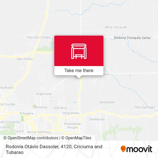 Rodovia Otávio Dassoler, 4120 map
