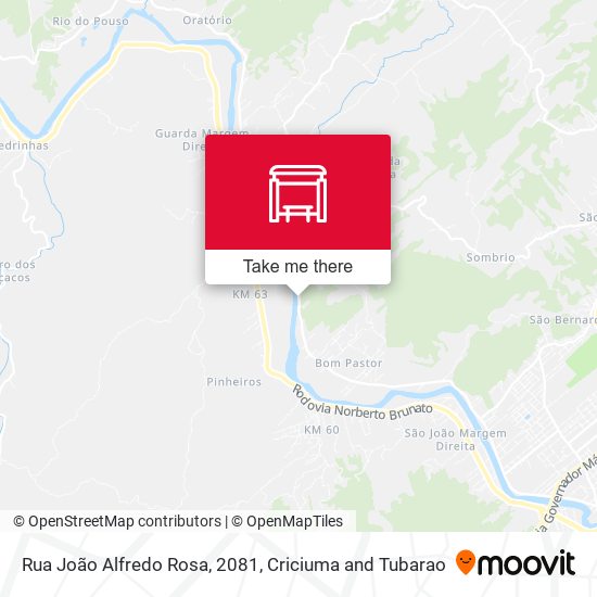 Rua João Alfredo Rosa, 2081 map
